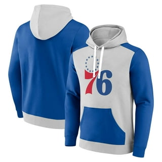 Mitchell and Ness Philly 76ers Hoodie Men's Size Medium Pullover Sweatshirt  Blue