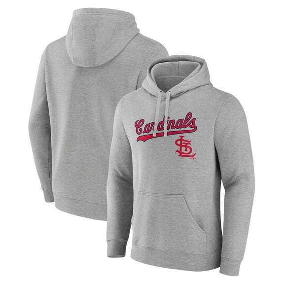 Men's Gray St. Louis Cardinals Wahconah Pullover Hoodie