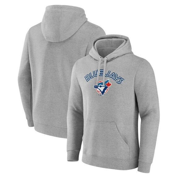 Men's Gray Toronto Blue Jays Wahconah Pullover Hoodie