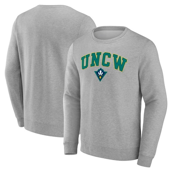 Men's Gray UNC Wilmington Seahawks Campus Sweatshirt