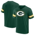 Men's Fanatics Branded Green Green Bay Packers Jersey Tackle VNeck T