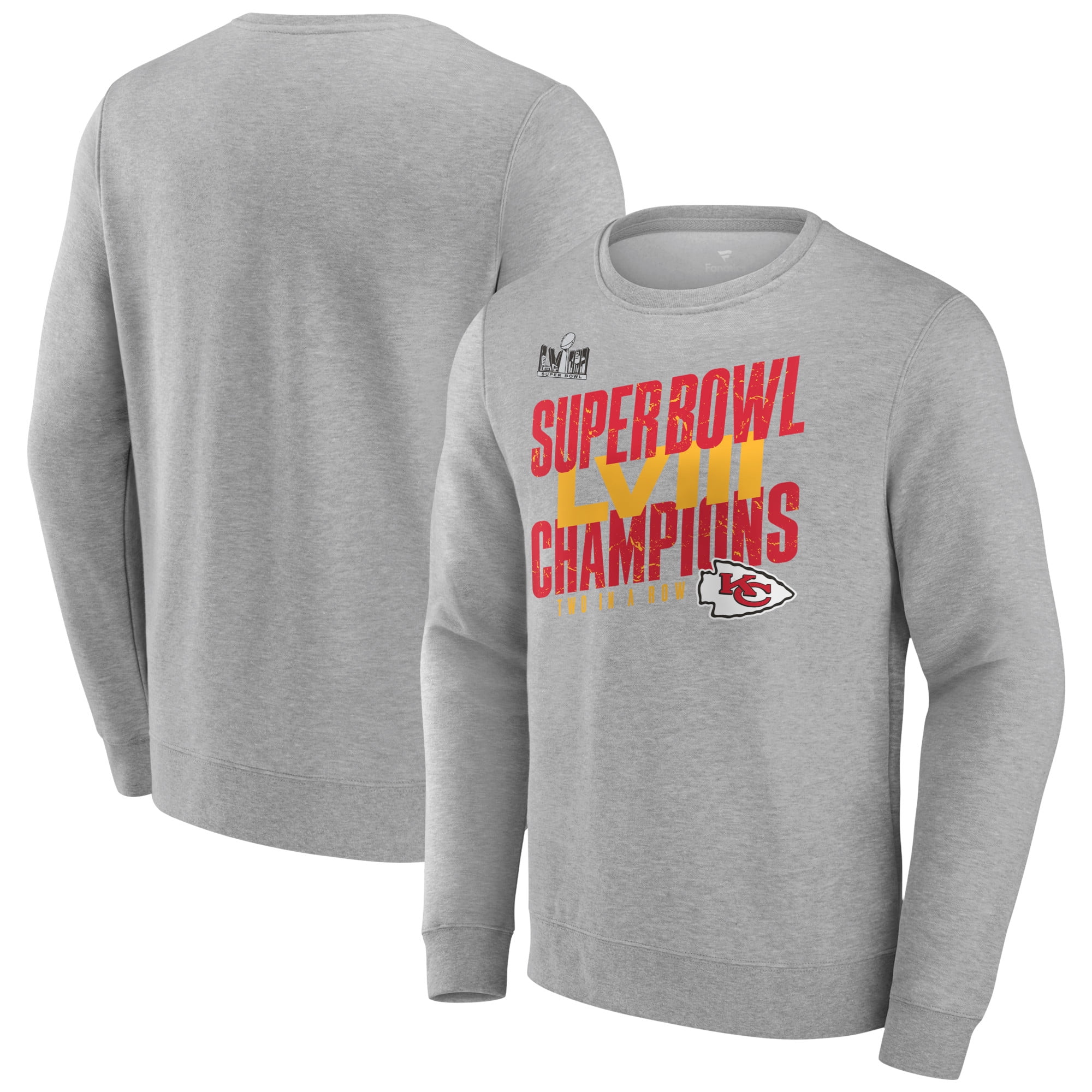 Men s Fanatics Branded Heather Gray Kansas City Chiefs Super Bowl