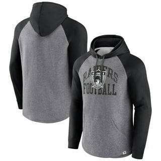 Men's NFL x Staple Gray Las Vegas Raiders All Over Print Pullover Hoodie 