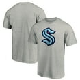thumbnail image 1 of Men's Fanatics Branded Heather Gray Seattle Kraken Big & Tall Primary Logo T-Shirt, 1 of 4