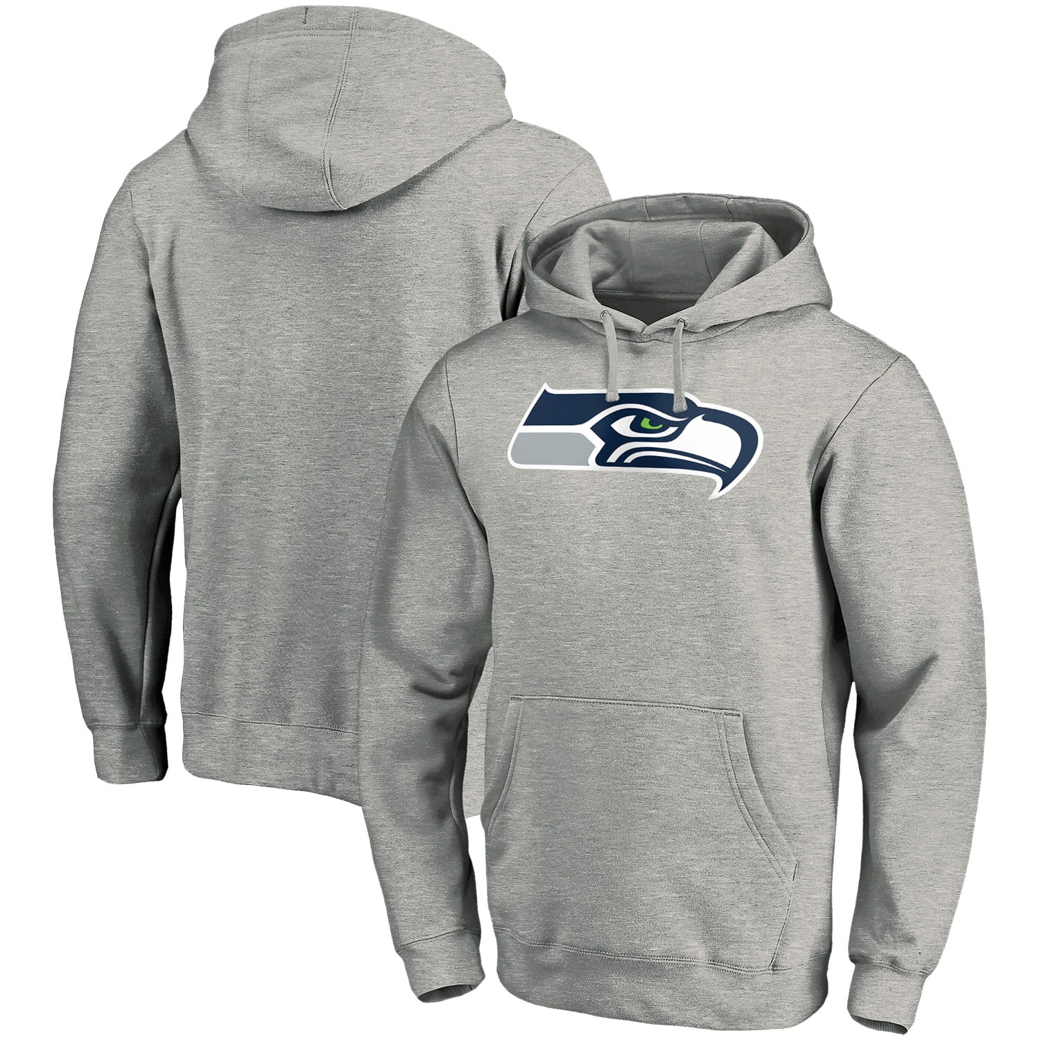 Seattle Seahawks Logo Outline Grey Hoodie