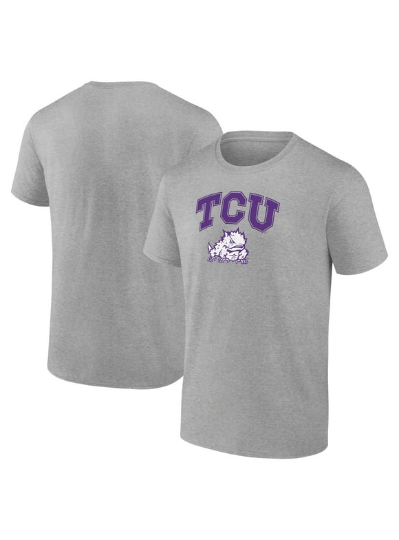 Men's Fanatics Branded Heather Gray TCU Horned Frogs Campus T-Shirt