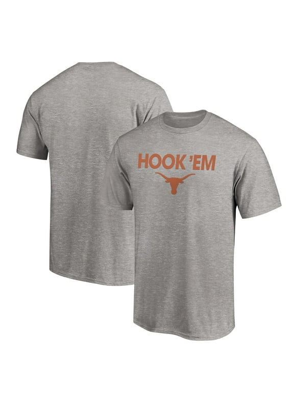 Men's Fanatics Branded Heather Gray Texas Longhorns Slogan T-Shirt