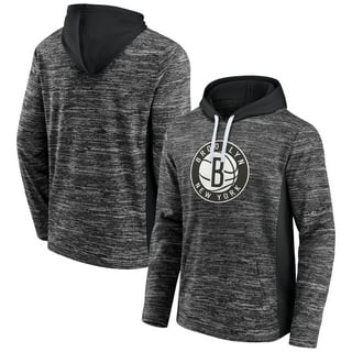 Youth Brooklyn Nets Heathered Gray Lived In Pullover Hoodie