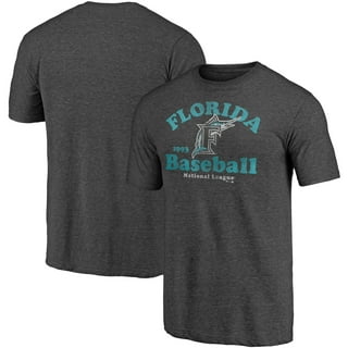 MLB Miami Marlins Women's Short Sleeve V-Neck Core T-Shirt - S