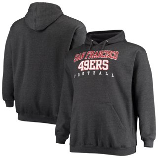 Women's Fanatics Branded Heather Gray San Francisco 49ers Cozy Primary Pullover Hoodie