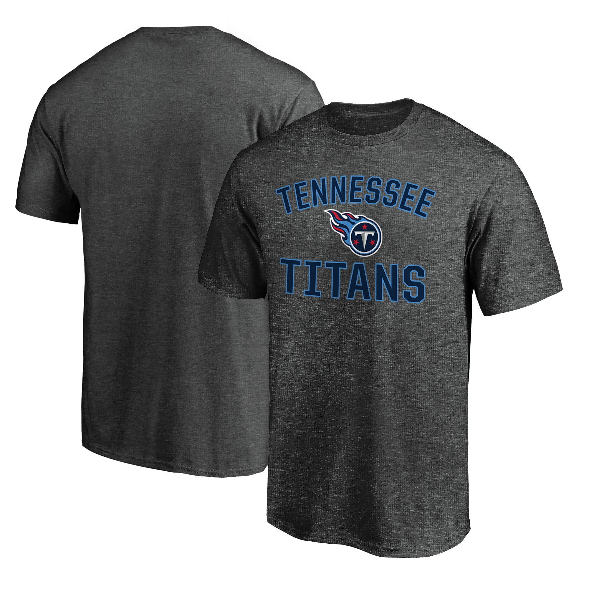 Men's Fanatics Branded Heathered Charcoal Tennessee Titans Logo