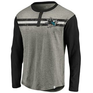 Men's Fanatics Branded Black San Jose Sharks Covert Long Sleeve T-Shirt