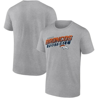 Men's Fanatics Branded Navy Denver Broncos Team Authentic Personalized Name & Number T-Shirt