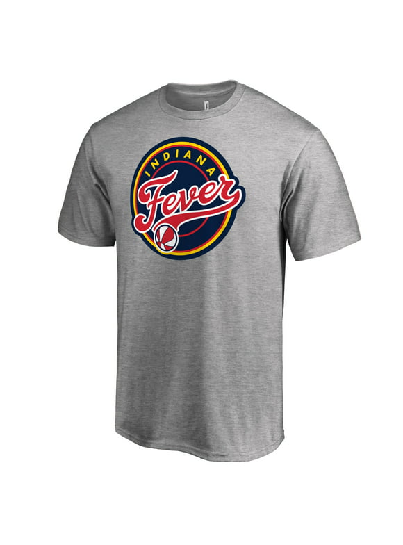 Men's Fanatics Branded Heathered Gray Indiana Fever Primary Logo T-Shirt