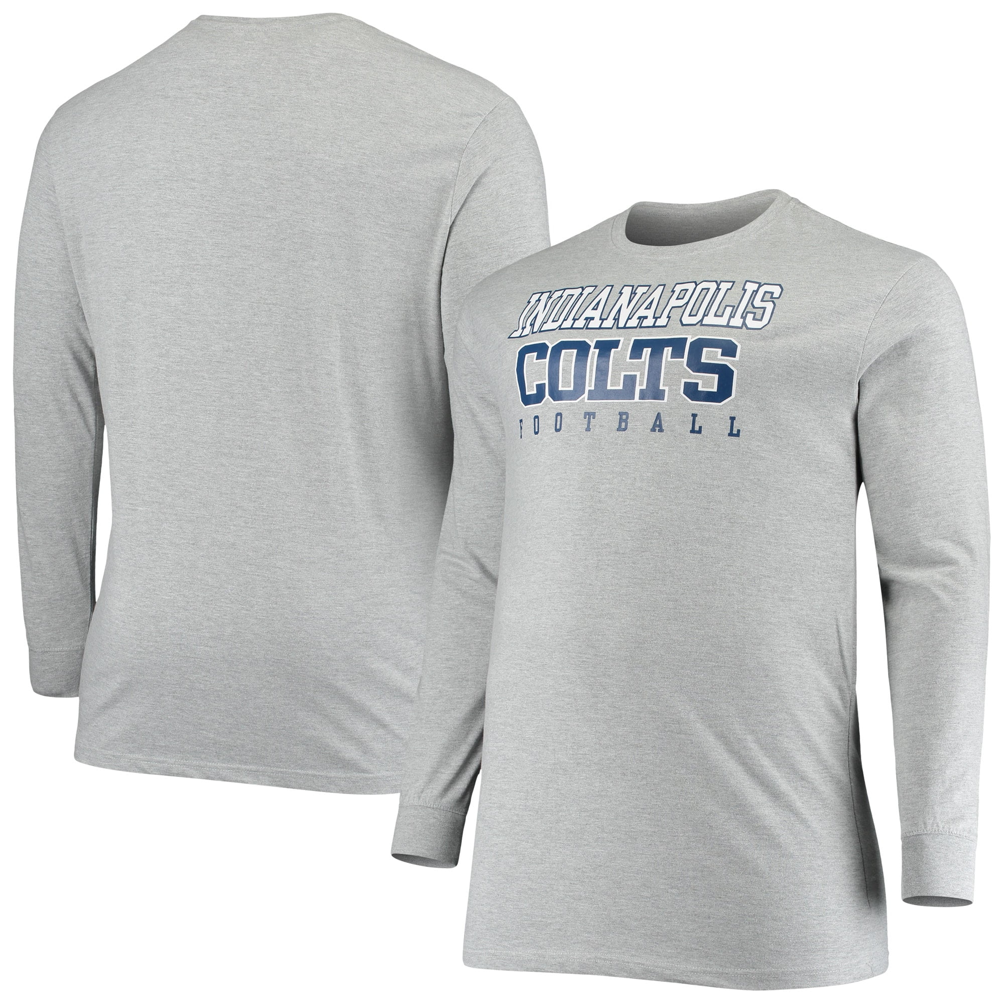 Men s Fanatics Branded Heathered Gray Indianapolis Colts Big