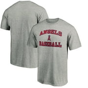 Men's Fanatics Heathered Gray Los Angeles Angels Team Heart & Soul T-Shirt
