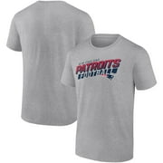 Men's Fanatics Branded Heathered Gray New England Patriots To The Wire T-Shirt