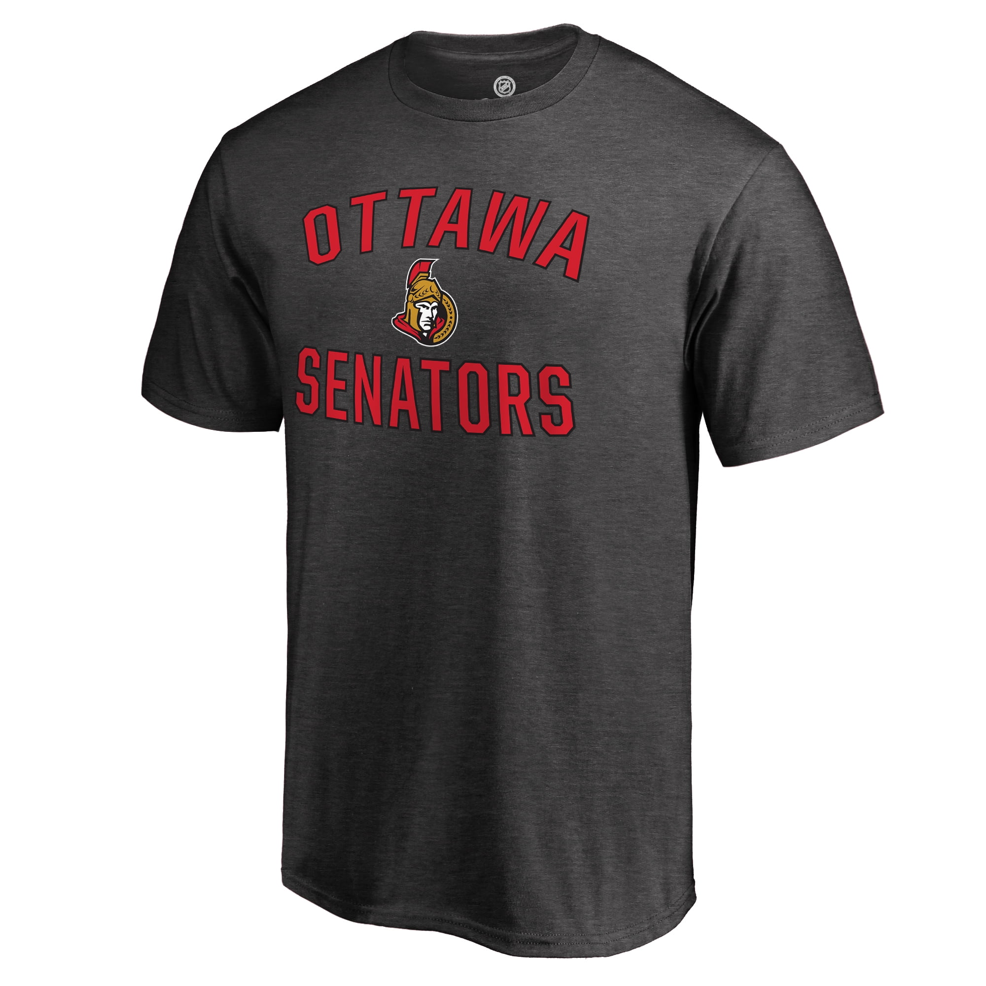 Men's Heathered Gray Ottawa Senators Victory Arch TShirt