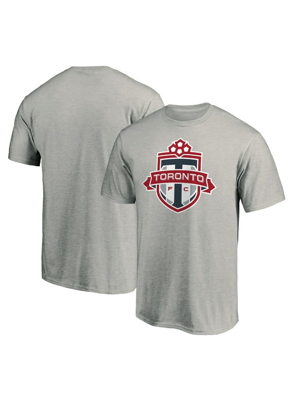 Men's Fanatics Branded Heathered Gray Toronto FC Logo T-Shirt