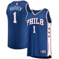 thumbnail image 1 of Men's Fanatics James Harden Royal Philadelphia 76ers Fast Break Replica Jersey - Icon Edition, 1 of 3