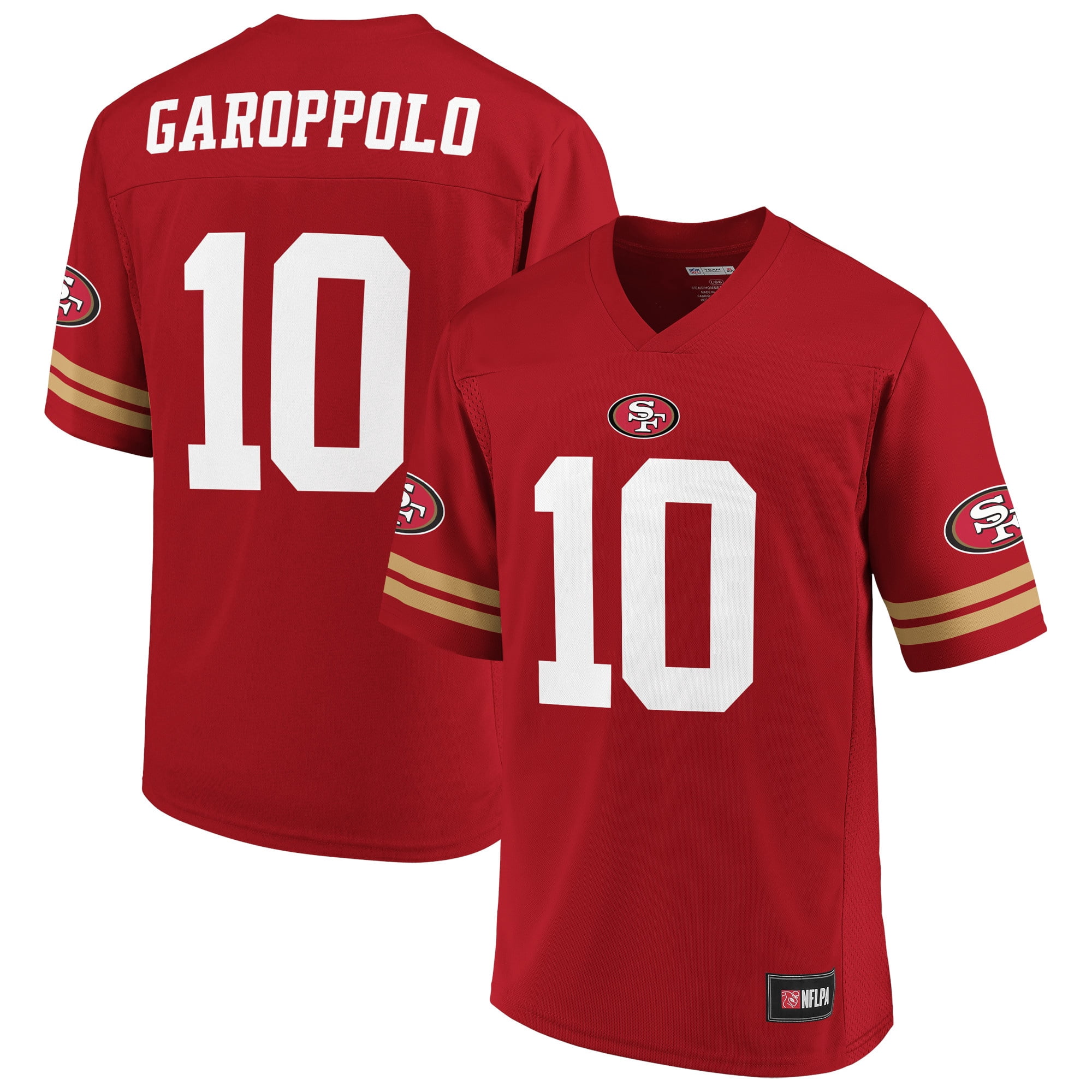 Men's Fanatics Branded Jimmy Garoppolo Scarlet San Francisco 49ers Player  Jersey 