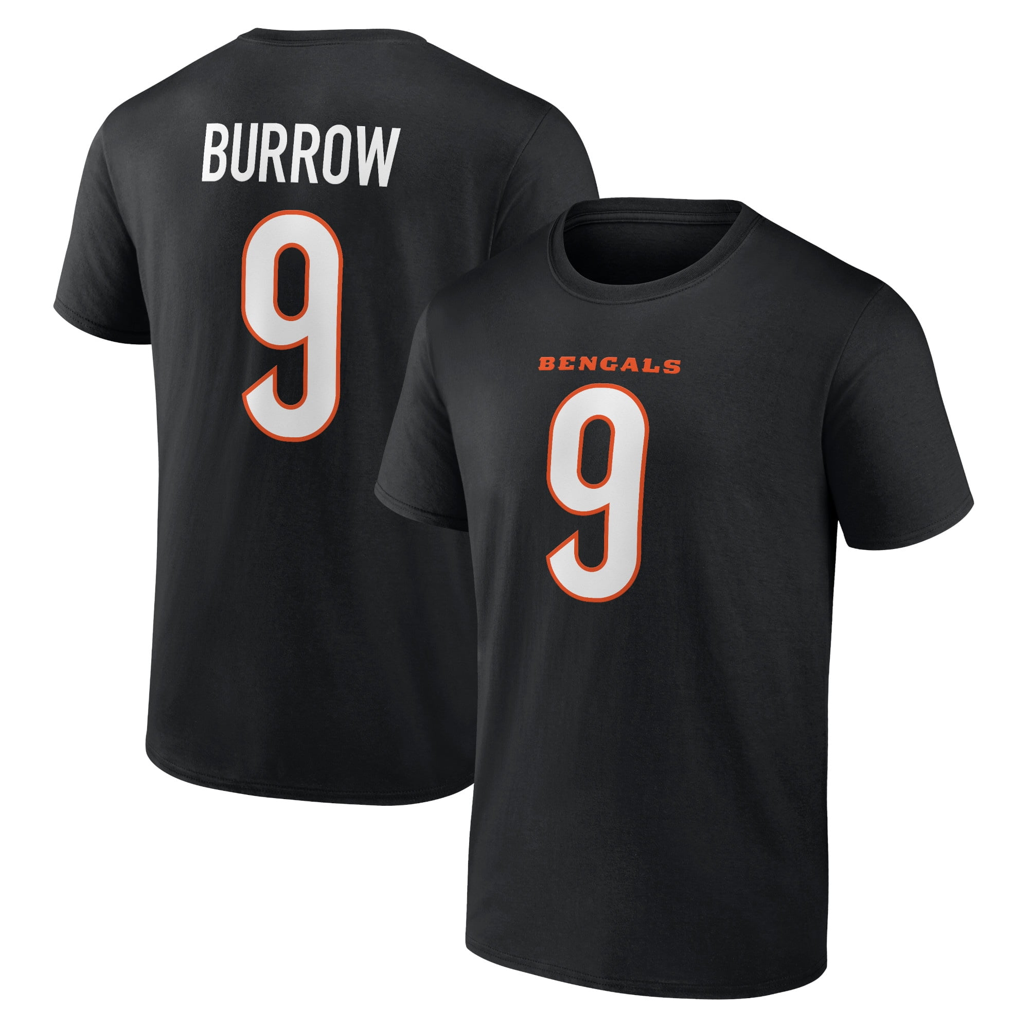 Men's Fanatics Branded Joe Burrow Black Cincinnati Bengals Athletic ...