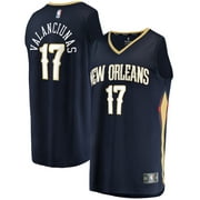 Men's Fanatics Branded Jonas Valanciunas Navy New Orleans Pelicans Fast Break Replica Jersey - Icon Edition