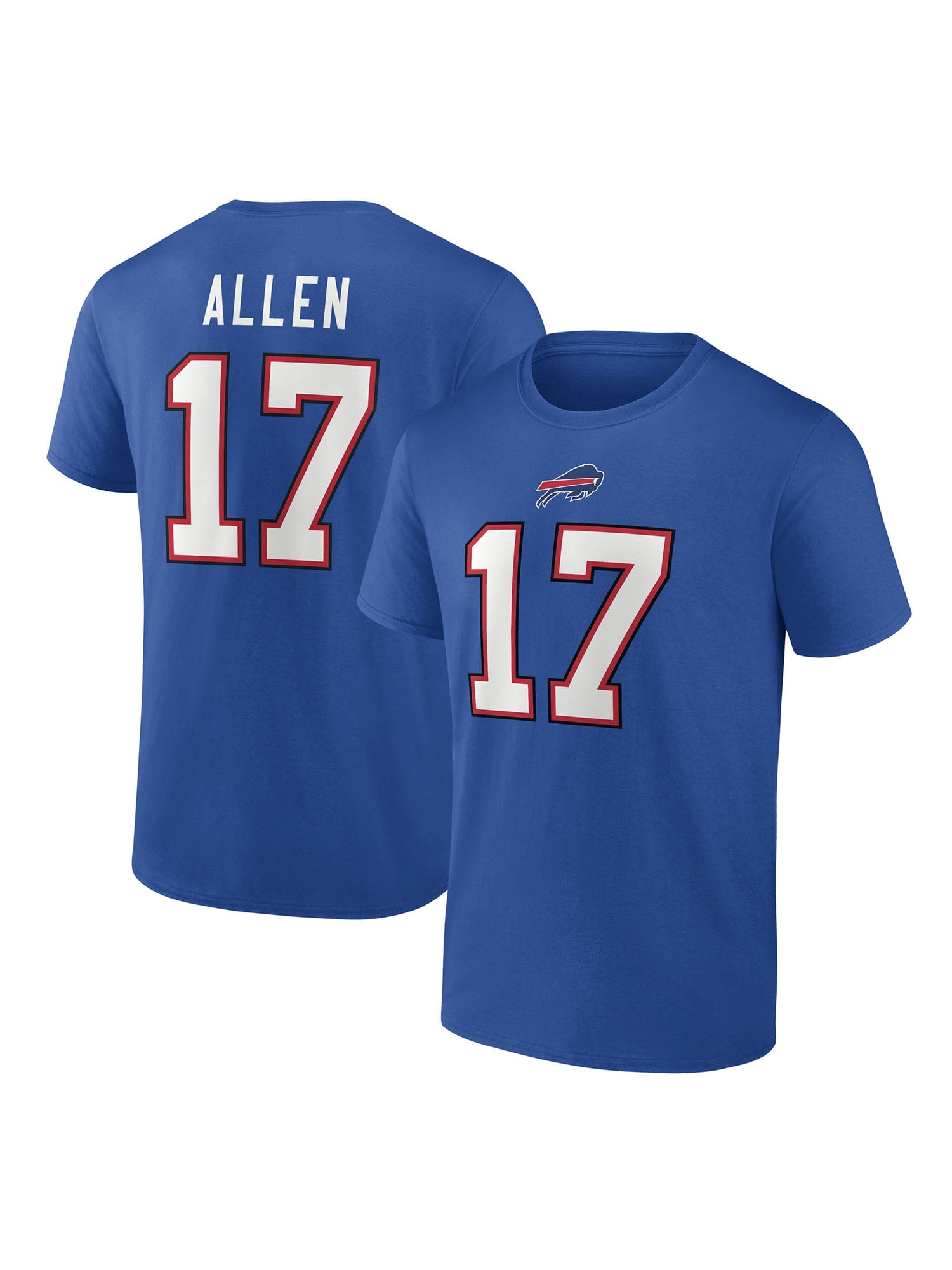 NFL Josh Allen Buffalo Bills Mens Name & Number Short Sleeve Tee