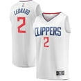 thumbnail image 1 of Men's Fanatics Branded Kawhi Leonard White LA Clippers Fast Break Player Jersey - Association Edition, 1 of 3