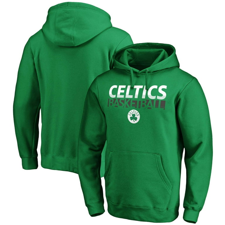 Men s Fanatics Branded Kelly Green Boston Celtics Halftone Baseline Pullover Hoodie Walmart