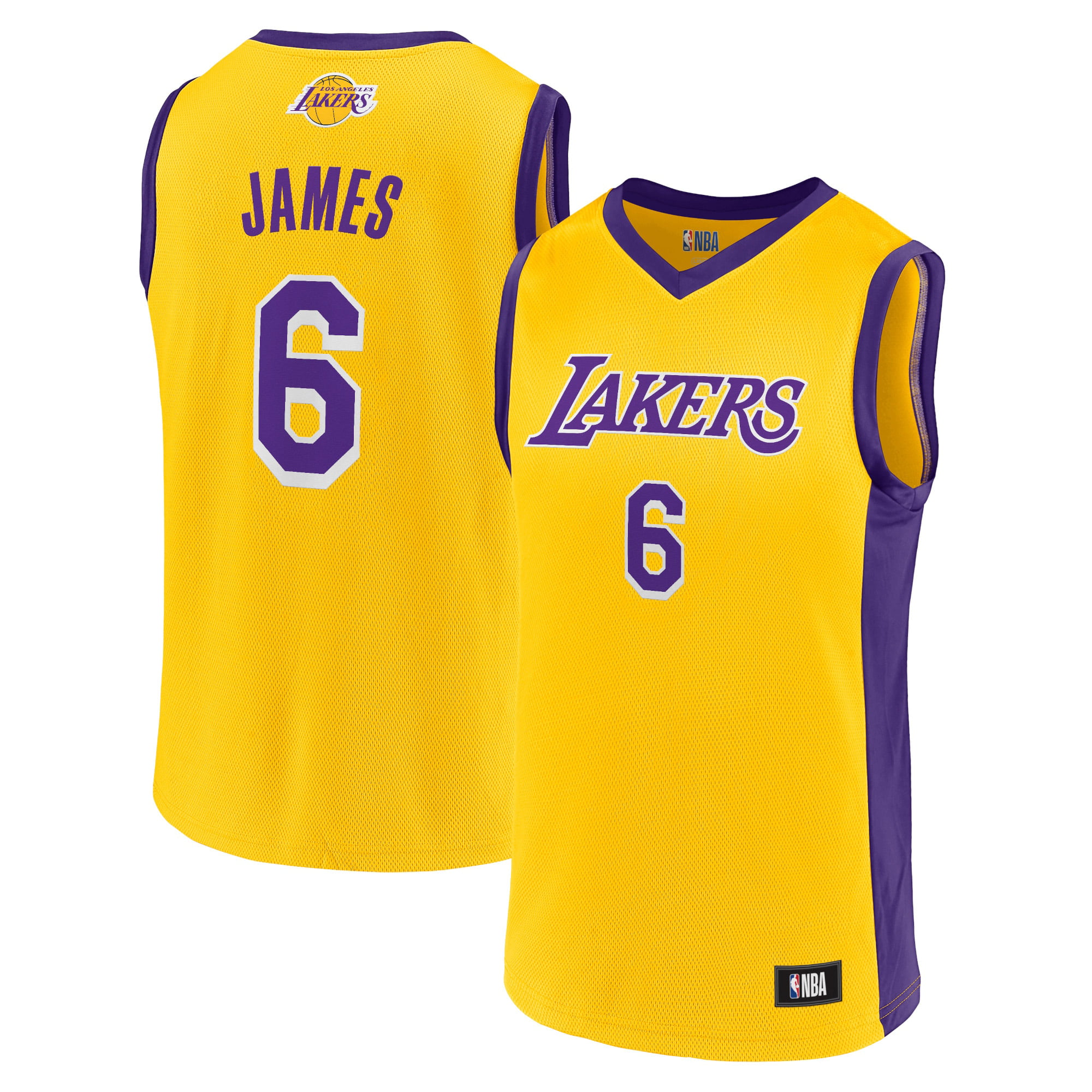 LeBron James Los Angeles Lakers Fanatics Branded Playmaker Name