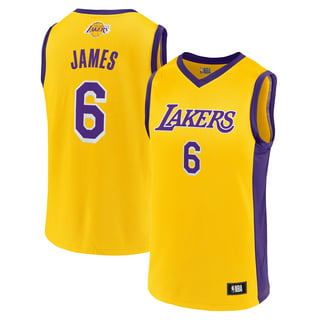 Women's Fanatics Branded LeBron James Gold Los Angeles Lakers 2021/22 Fast Break Tank Jersey - Icon Edition