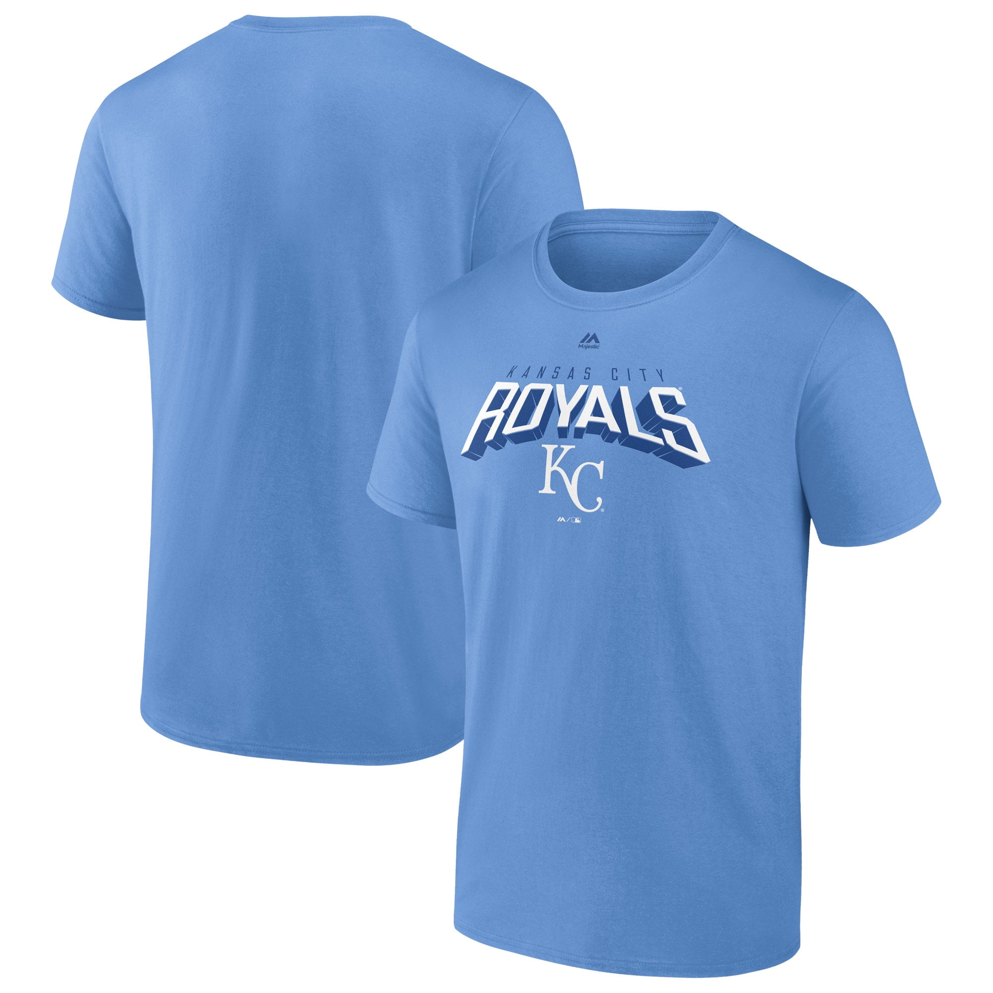 Men's Fanatics Branded Light Blue Kansas City Royals Sweep TShirt