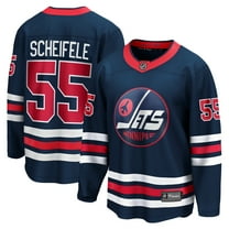 Men's Fanatics Mark Scheifele Navy Winnipeg Jets  Breakaway Jersey