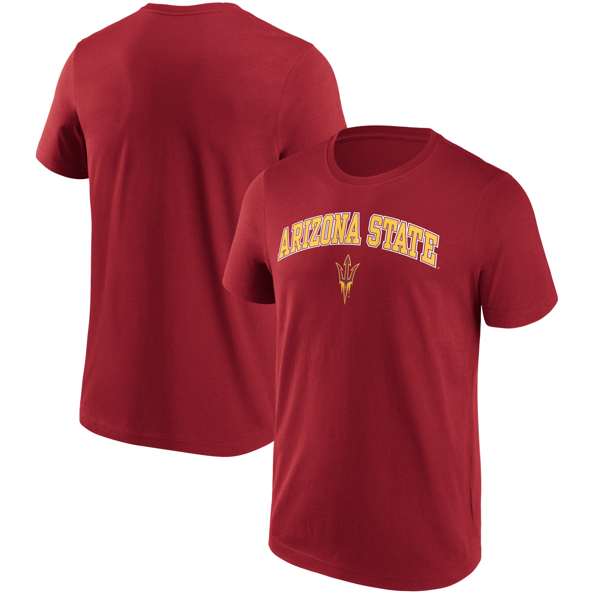 Men's Fanatics Branded Maroon Arizona State Sun Devils Campus 2.0 T