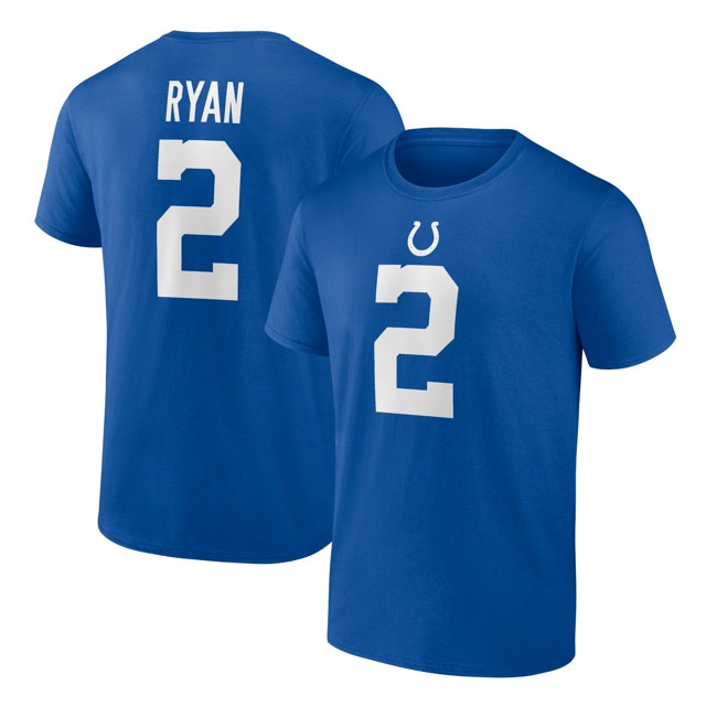 Men's Fanatics Branded Matt Ryan Royal Indianapolis Colts Athletic