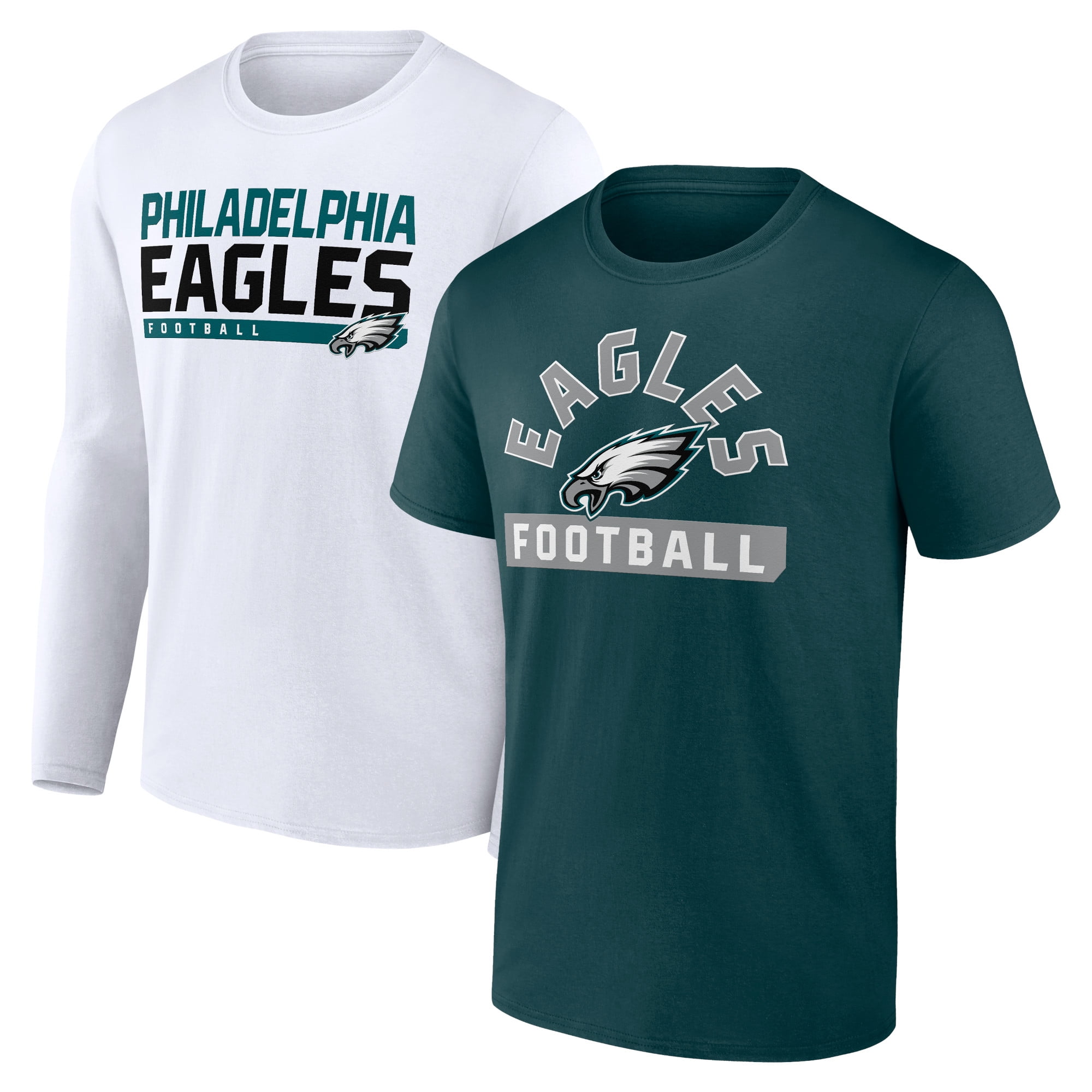 Men's Fanatics Branded Midnight Green/White Philadelphia Eagles Two