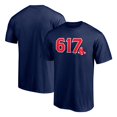 thumbnail image 1 of Men's Fanatics Navy Boston Red Sox Hometown 617 T-Shirt, 1 of 3