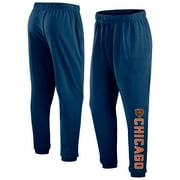 Men's Fanatics Branded Navy Chicago Bears Chop Block Fleece Sweatpants