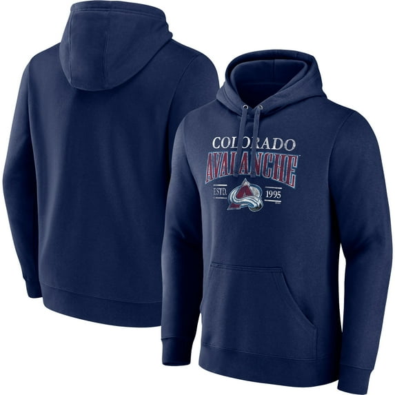 Men's Fanatics Navy Colorado Avalanche Big & Tall Dynasty Pullover Hoodie