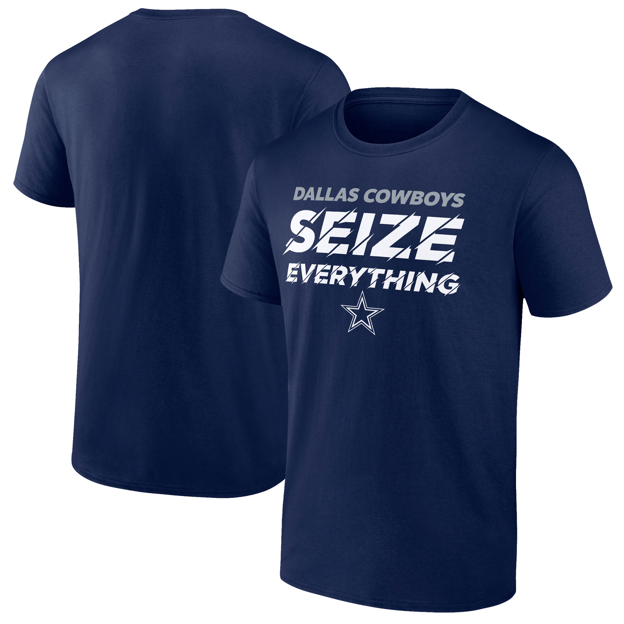 Men's Fanatics Branded  Navy Dallas Cowboys Seize Everything T-Shirt - image 1 of 3