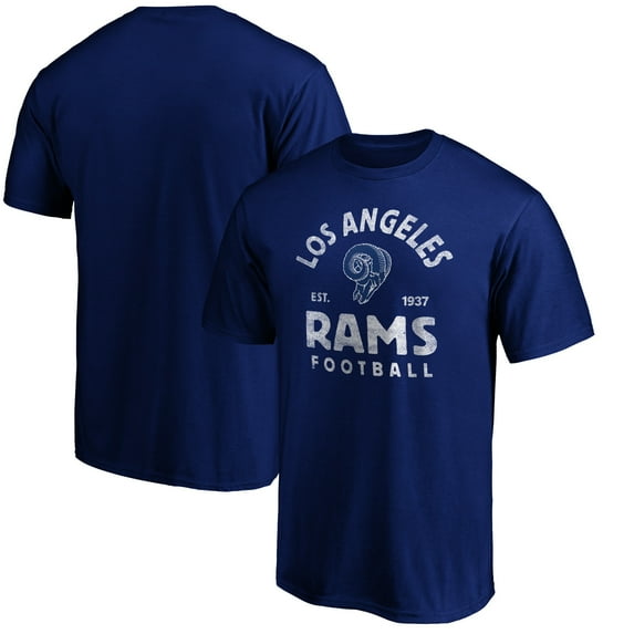 Men's Navy Los Angeles Rams Vintage Arch T-Shirt