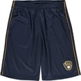 thumbnail image 1 of Men's Fanatics Branded Navy Milwaukee Brewers Big & Tall Mesh Shorts, 1 of 2