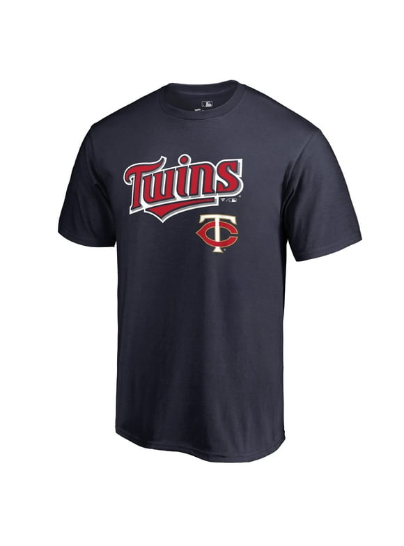 Men's Fanatics Branded Navy Minnesota Twins Team Lockup T-Shirt
