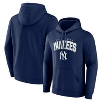 Men's Navy New York Yankees Master the Game Pullover Hoodie