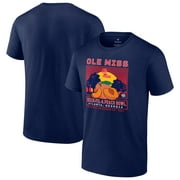 Men's Fanatics Branded  Navy Ole Miss Rebels 2023 Peach Bowl Fierce Competitor T-Shirt