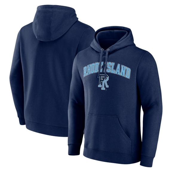Men's Navy Rhode Island Rams Campus Team Pullover Hoodie