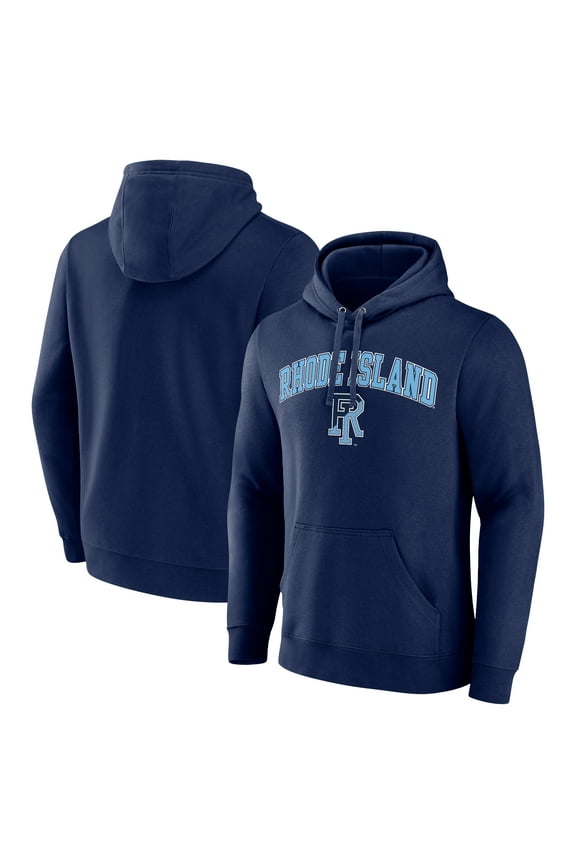 Men's Navy Rhode Island Rams Campus Team Pullover Hoodie