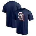 Men's Navy San Diego Padres Red White and Team TShirt