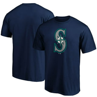MLB Productions Youth Heathered Gray Seattle Mariners Team Baseball Card T-Shirt Size: Extra Large